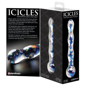 Icicles No.8-Blue Swirl 7"