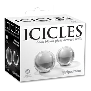 Icicles No.42-Ben-Wa Balls-Clear Medium 1.2" PD2942-00