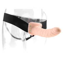 Load image into Gallery viewer, Fetish Fantasy Hollow Strap-On Flesh 8&quot;