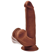 Load image into Gallery viewer, King Cock Plus Triple Density Cock With Swinging Balls-Brown 8&quot;