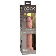 Load image into Gallery viewer, King Cock Elite Dual Density Silicone Cock-Light 9&quot; PD5773-21