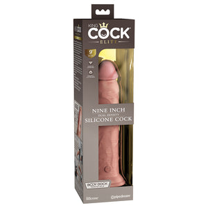 King Cock Elite Dual Density Silicone Cock-Light 9" PD5773-21
