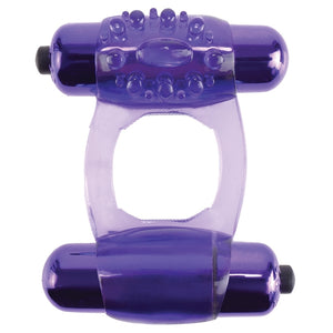 Fantasy C-Ringz Duo-Vibrating Super Ring-Purple