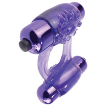 Load image into Gallery viewer, Fantasy C-Ringz Duo-Vibrating Super Ring-Purple