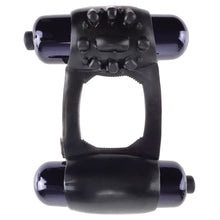 Load image into Gallery viewer, Fantasy C-Ringz Duo-Vibrating Super Ring-Black