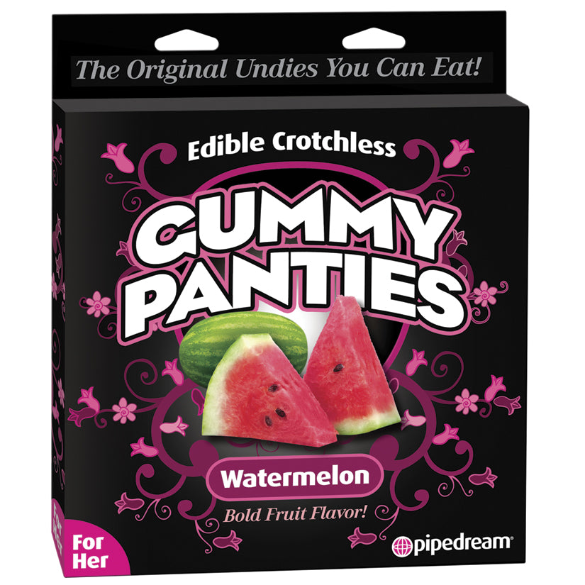 Edible Crotchless Gummy Panties For Her-Watermelon