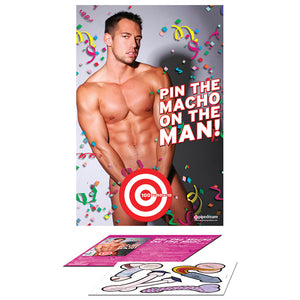 Pin The Macho On The Man! Game PD8204-00E