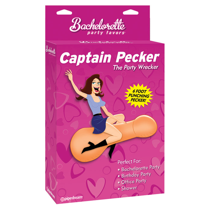 Bachelorette Party Captain Pecker Inflatable Party Pecker PD8601-00