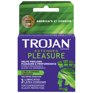 Trojan Extended Pleasure (3 Pack) LifestyleDistributing.com Trojan Extended Pleasure (3 Pack) LifestyleDistributing.com