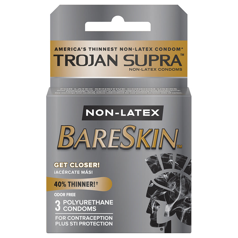 Trojan Supra Non-Latex Condoms (3 Pack) PM3510-16