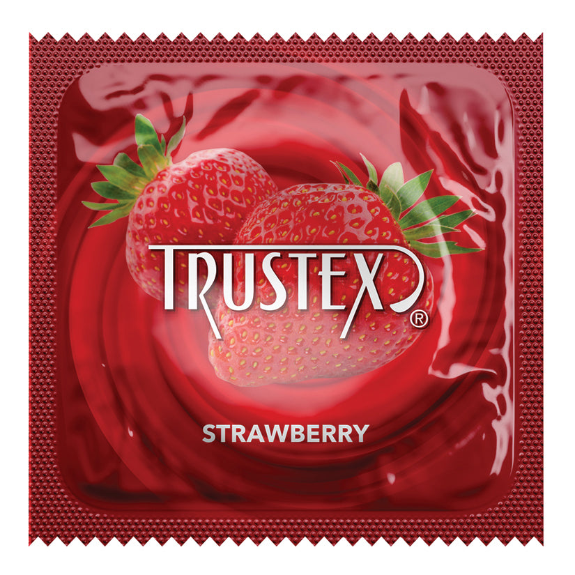 Trustex Flavored Condom-Strawberry (Bulk) PM8831C