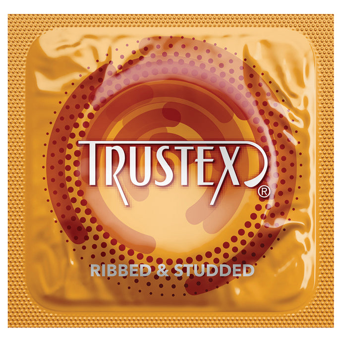 Trustex Ribbed & Studded Condoms 1000 Piece Box PM8835D
