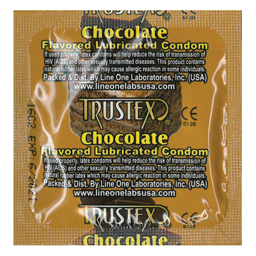 Trustex Flavored Condom-Chocolate 1000 Piece Box PM8840D