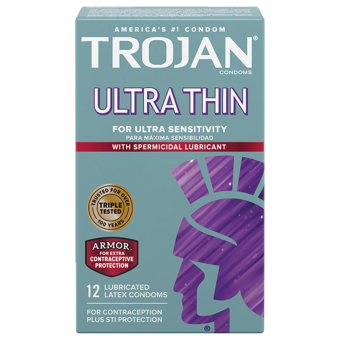 Trojan Ultra Thin Armor Spermicidal (12 Pack) PM92642