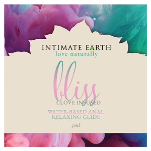 Intimate Earth Bliss Anal Relaxing Water Based Glide 3ml Foil