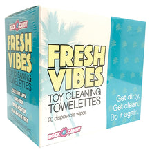 Load image into Gallery viewer, Fresh Vibes Toy Cleaning Towelettes Bo... RC-FVIN-120