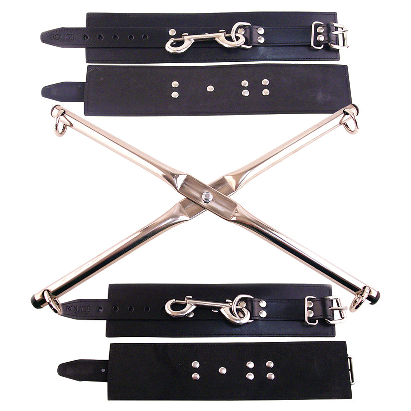 Rod Hog-Tie With Leather Wrist and Ank... RHR1102-BK