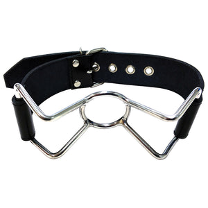 Leather Spider Gag RSG1156-BK