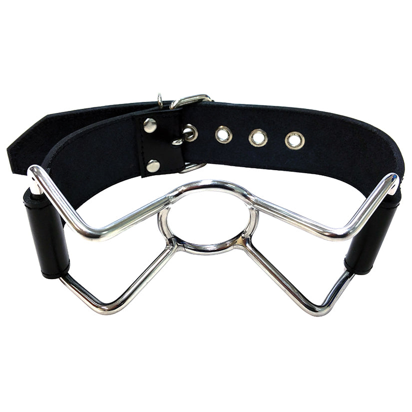 Leather Spider Gag RSG1156-BK