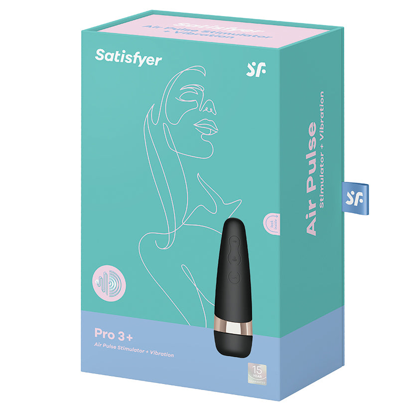 Satisfyer Pro 3 Vibration-Black  LifestyleDistributing.com