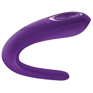 Satisfyer Double Classic Partner Vibrator-Purple