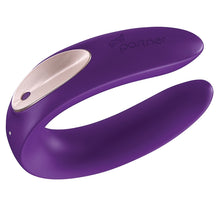 Load image into Gallery viewer, Satisfyer Double Plus Partner Vibrator-Purple