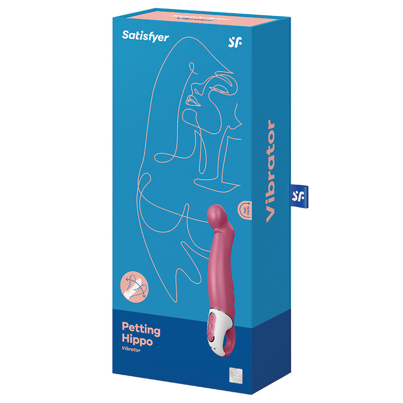 Satisfyer Vibes Petting Hippo-Fuchsia SA404