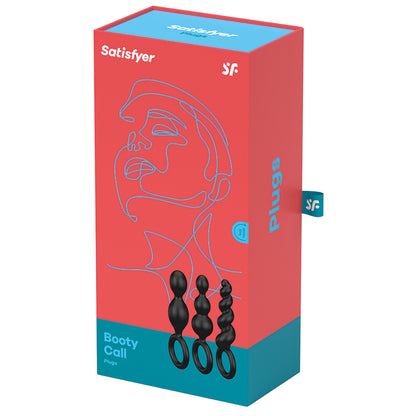 Satisfyer Plugs-Black (Set of 3) SA500
