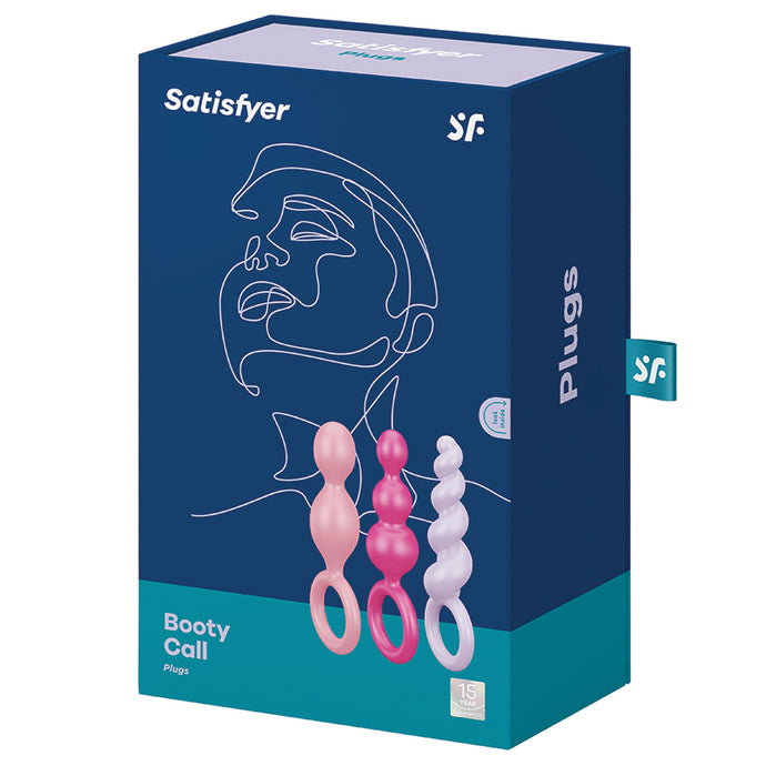 Satisfyer Plugs-Assorted Colors (Set of 3) SA501