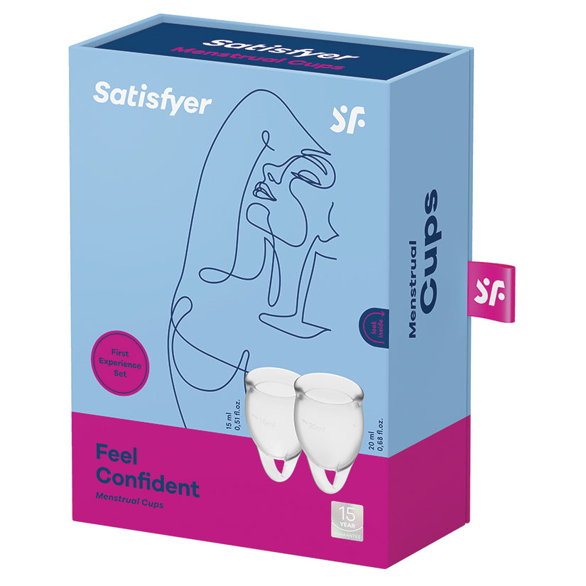 Satisfyer Feel Confident Menstrual Cup-Transparent SAJ1762-2