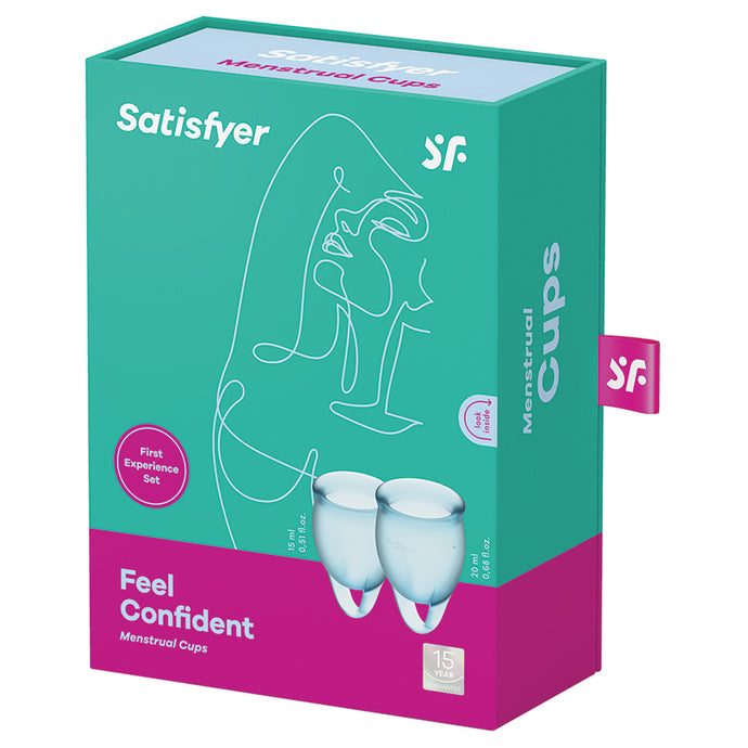 Satisfyer Feel Confident Menstrual Cup-Light Blue SAJ1762-3