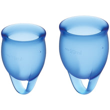 Load image into Gallery viewer, Satisfyer Feel Confident Menstrual Cup-Dark Blue
