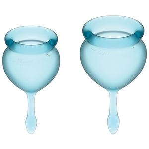 Satisfyer Feel Good Menstrual Cup-Light Blue