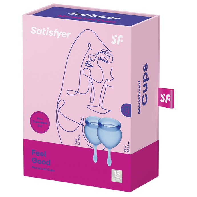Satisfyer Feel Good Menstrual Cup-Dark Blue SAJ1763-6
