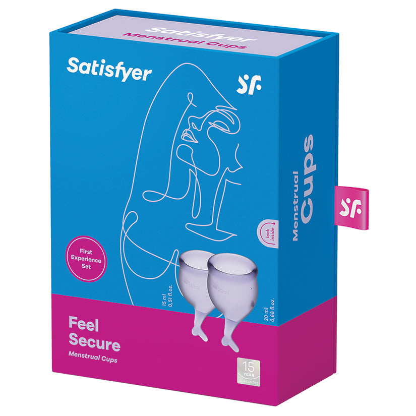 Satisfyer Feel Secure Menstrual Cup-Lilla SAJ1766-4