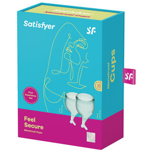 Satisfyer Feel Secure Menstrual Cup-Dark Green SAJ1766-5
