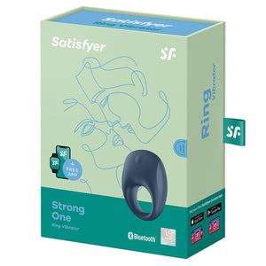 Satisfyer Strong One Ring Vibrator-Blue SAJ2008-18