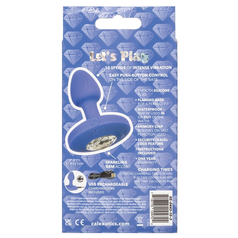 Cheeky Gems Rechargeable Vibrating Pro... SE-0443-15-3