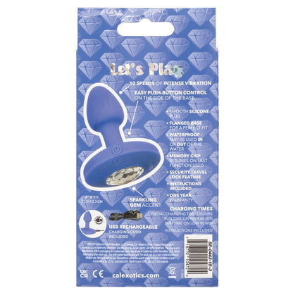 Cheeky Gems Rechargeable Vibrating Pro... SE-0443-15-3