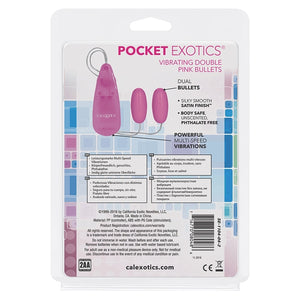 Pocket Exotics Double Passion Bullet-Pink