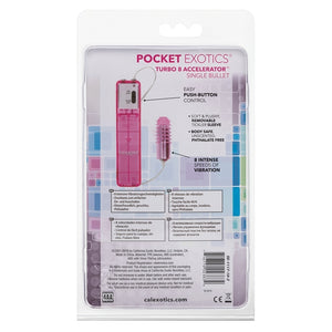 Pocket Exotics Turbo 8 Accelerator Single-Pink