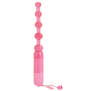 Waterproof Vibrating Pleasure Beads-Pink