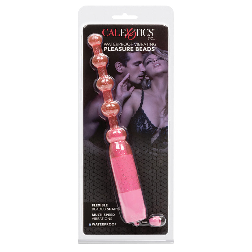 Waterproof Vibrating Pleasure Beads-Pink SE1329-04