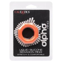 Load image into Gallery viewer, Alpha Liquid Silicone Sexagon Ring SE1492-05-2