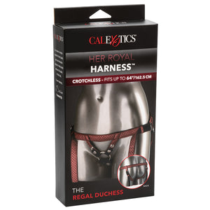 Her Royal Harness The Regal Duchess-Red SE1563-10-3