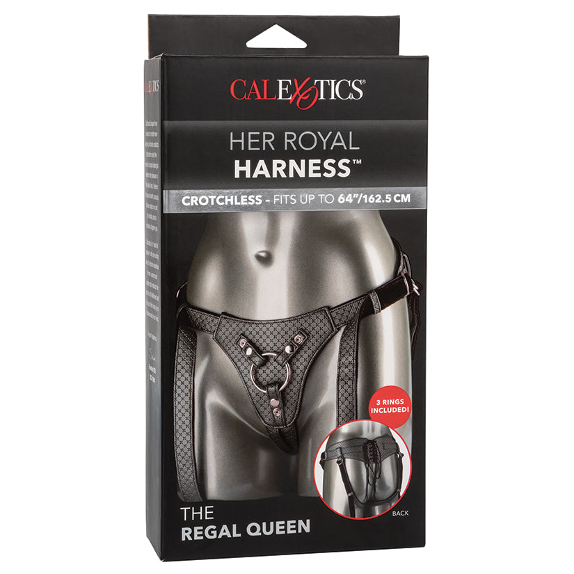 Her Royal Harness The Regal Queen-Pewter SE1563-17-3
