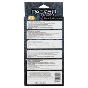 Packer Gear Black Brief Harness XL/2XL