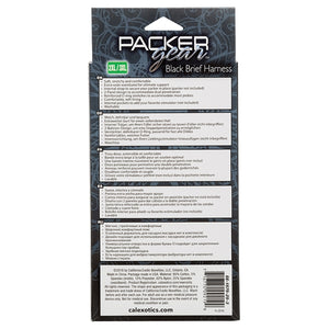 Packer Gear Black Brief Harness 2XL/3XL