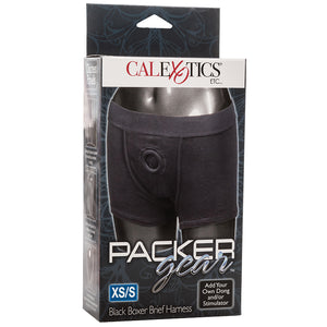 Packer Gear Boxer Brief Harness-Black XS/S
