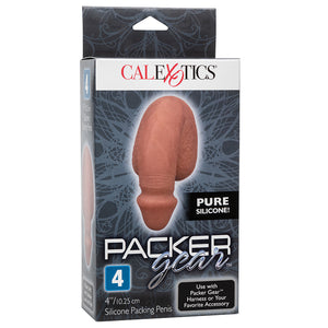 Packer Gear Silicone Packing Penis-Brown 4"